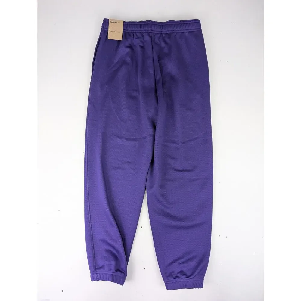 Nike Boys Large Kobe Therma-Fit Pullover Hoodie & Jogger Set - Purple & Yellow